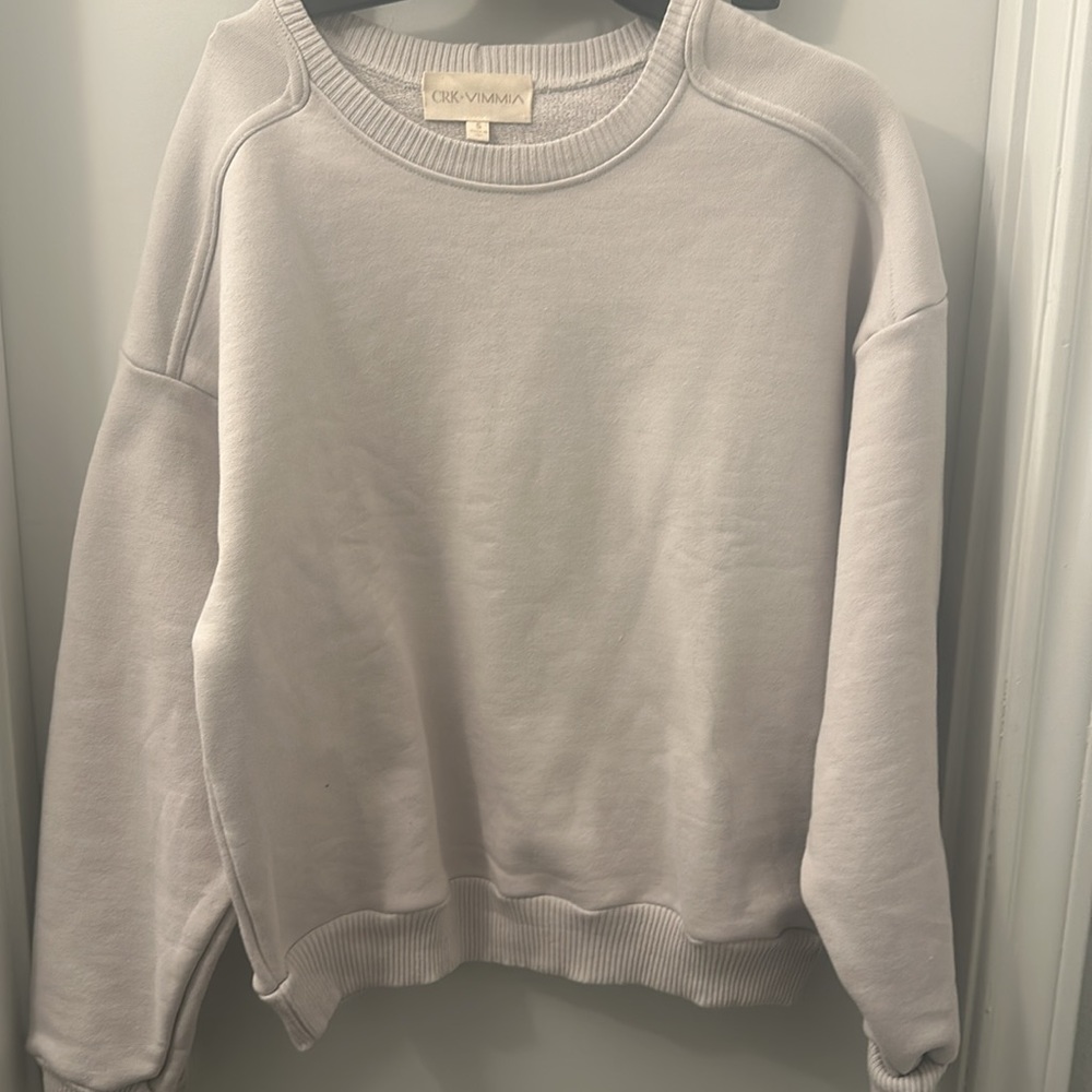 NWOT CRK × VIMMIA Revolve Stevie Sweatshirt Crewneck Pullover Slate $178 - Picture 8 of 9